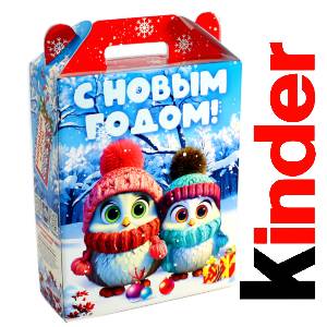 Детский подарок на Новый Год в жестяной упаковке весом 830 грамм по цене 3297 руб